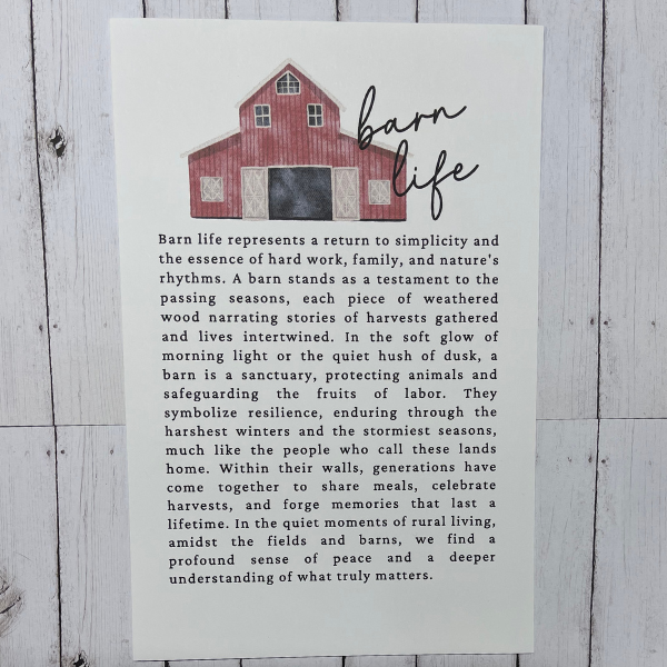 Barn Life Ornament/Charm