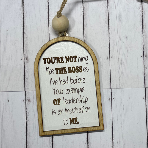 Best Boss Ever Ornament/Charm