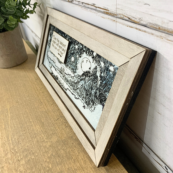 Inspirational Wall Art - Darkest Night