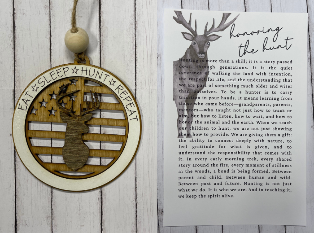 Honoring the Hunt Ornament/Charm