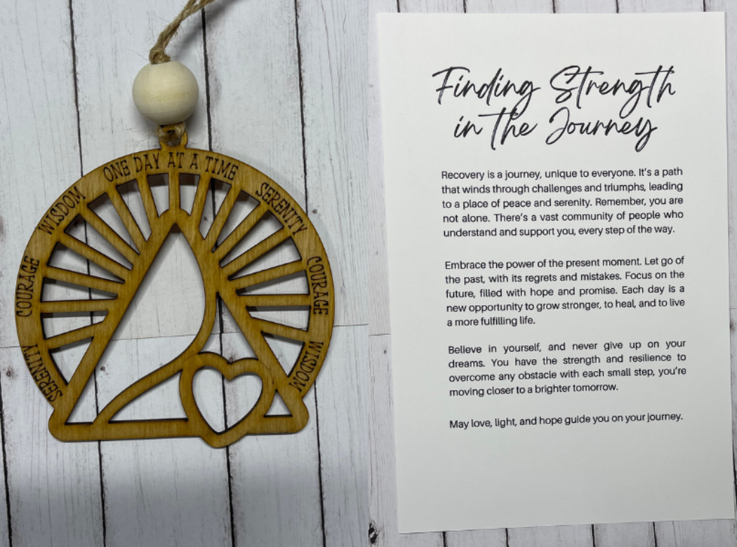 Finding Strength in the Journey Ornament/Charm