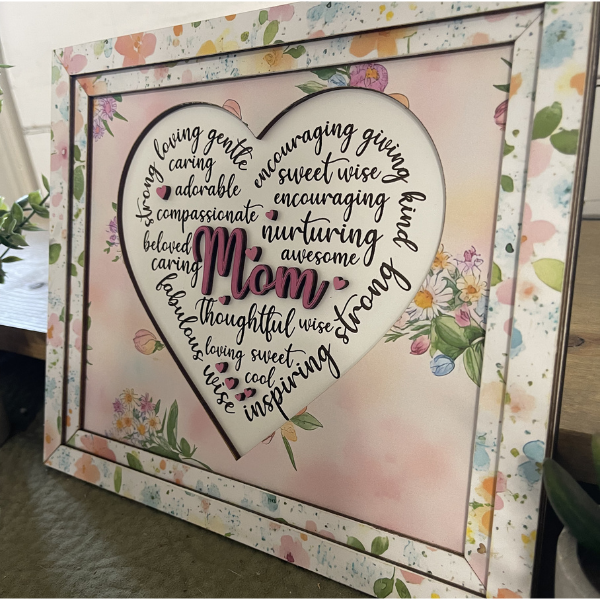 Mom - Heartfelt Words Wall Art (small)