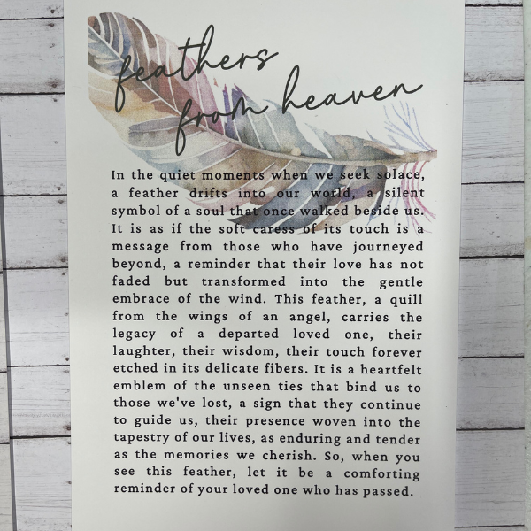 Feathers from Heaven Charm/Ornament