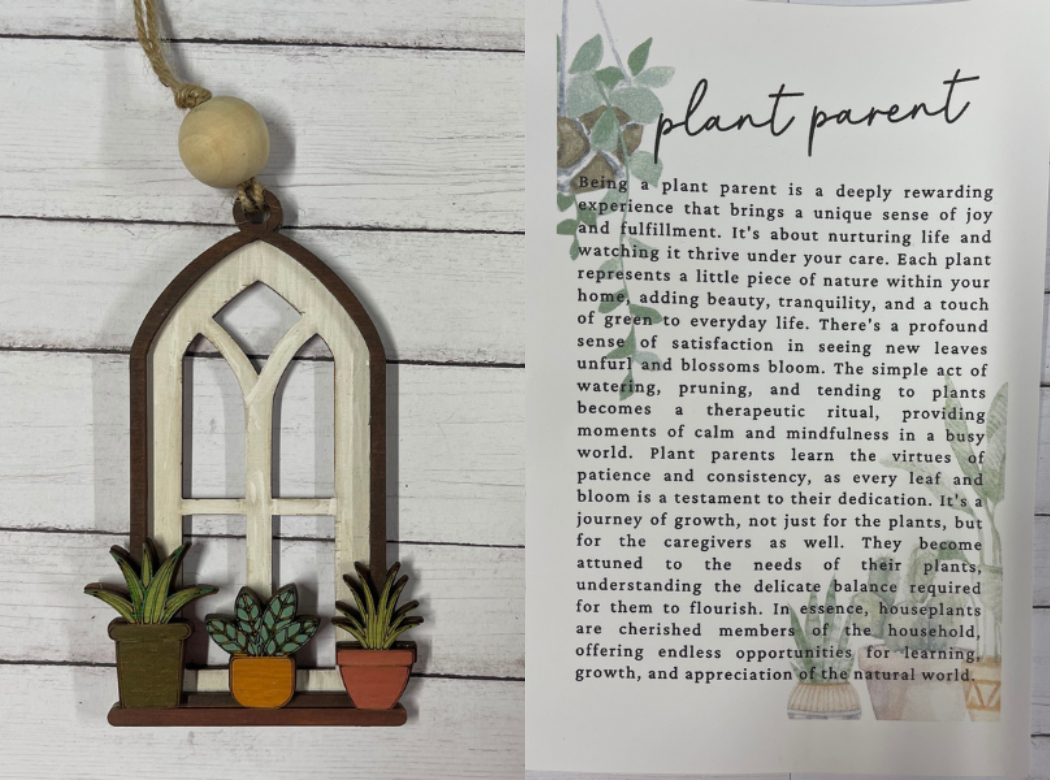 Plant Parent - Caring for Plants Charm/Ornament