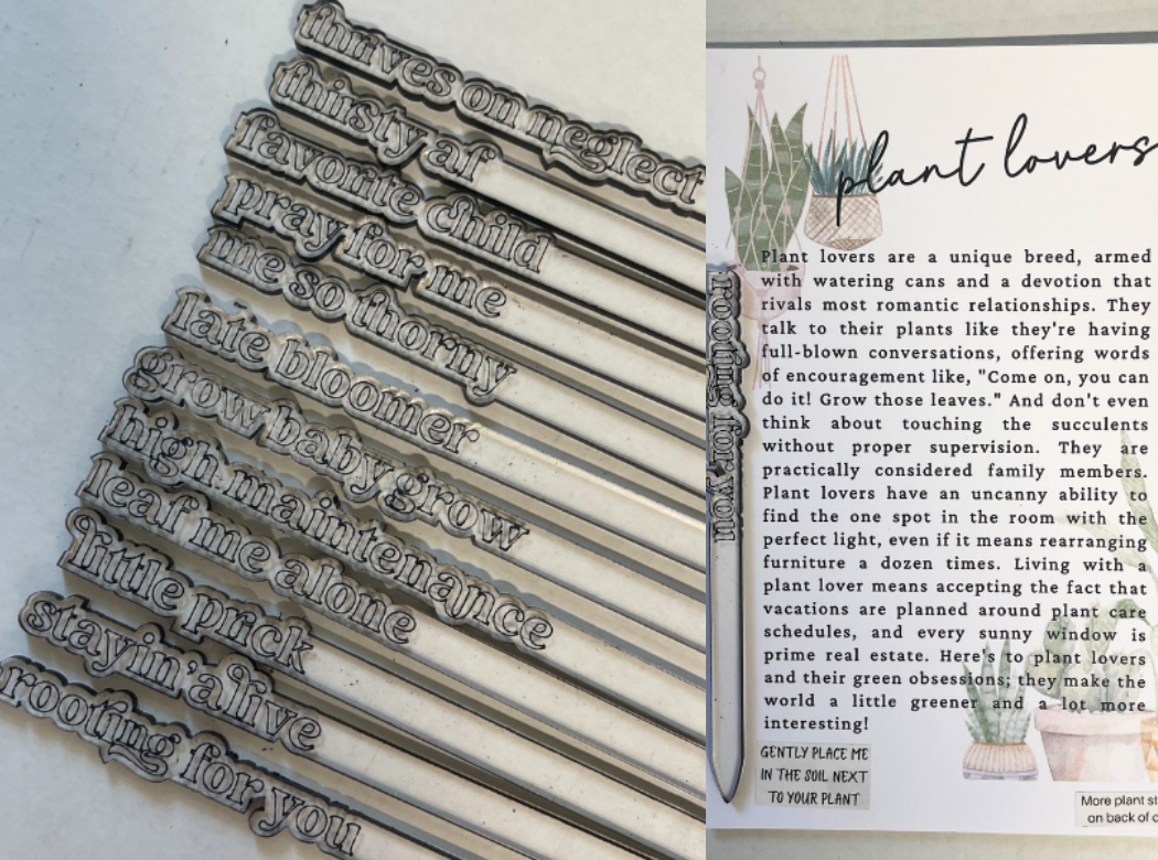 Plant Lover Plant Stakes