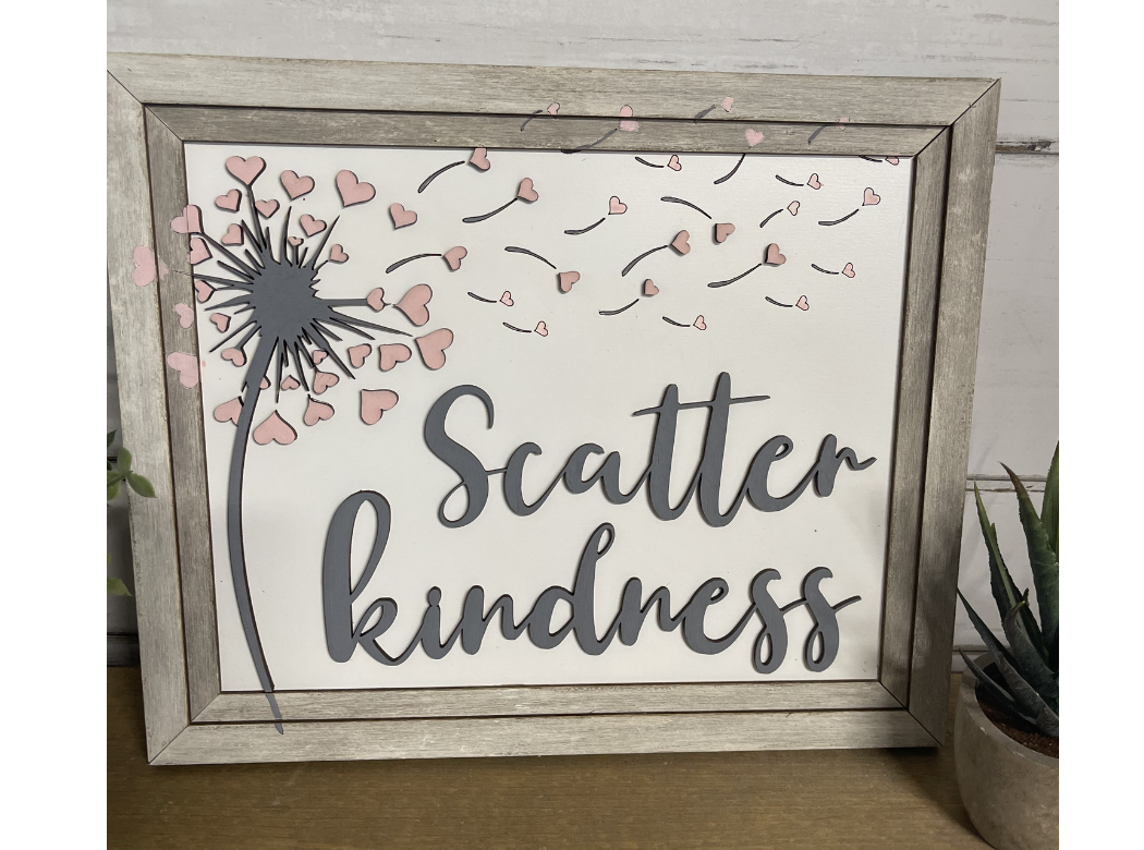 Scatter Kindess Wall Art
