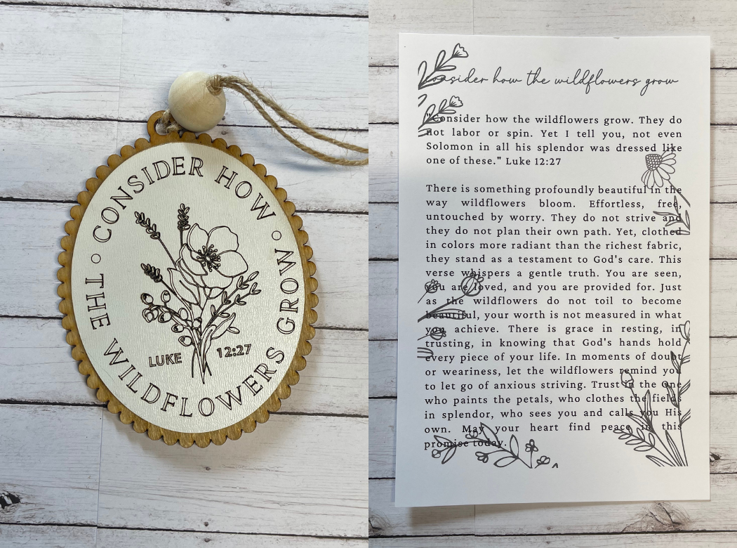 Wildflowers Ornament/Charm