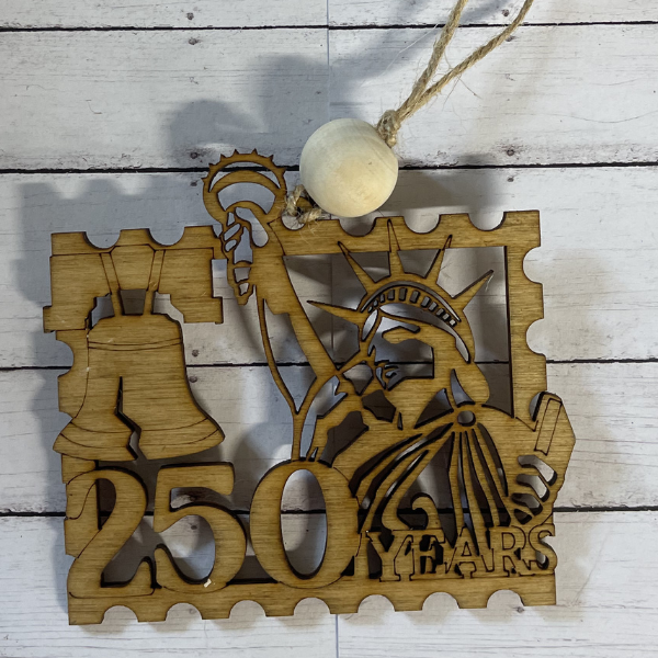 250 Commemorative - Bell Rang, Flame Endures Charm/Ornament