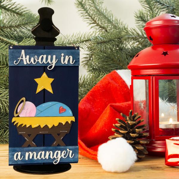 Manager Scene Ornament Set (sold as set of 3 or individually)