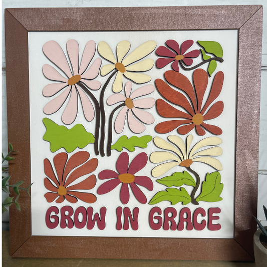 Boho Wall Art - Grow with Grace