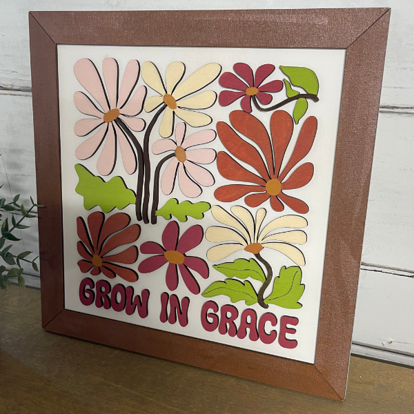 Boho Wall Art - Grow with Grace