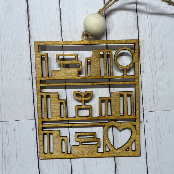 Lost in the Pages Ornament/Charm