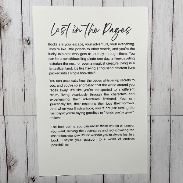 Lost in the Pages Ornament/Charm