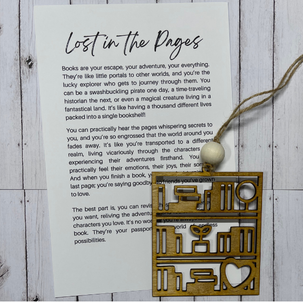 Lost in the Pages Ornament/Charm