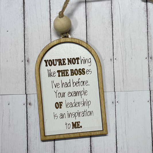 Best Boss Ever Ornament/Charm