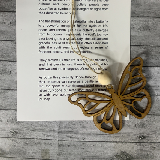 Spiritual Transformation Butterfly Charm/Ornament