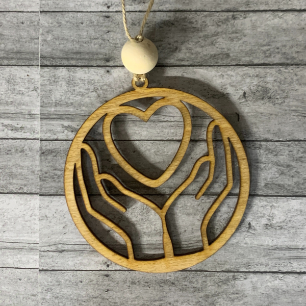 Healing Hands Nurturing Hearts Caregiver Ornament