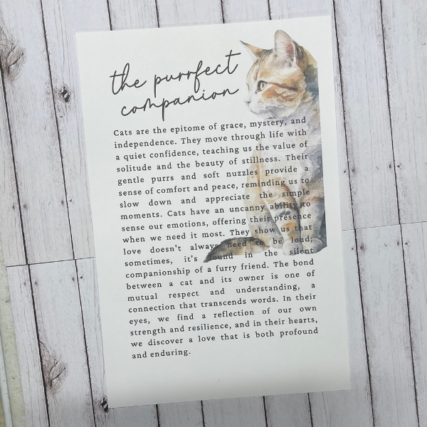 Cat Paw - The Purr-fect Companion (round) Ornament/Charm