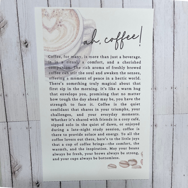 Coffee Lover Ornament/Charm