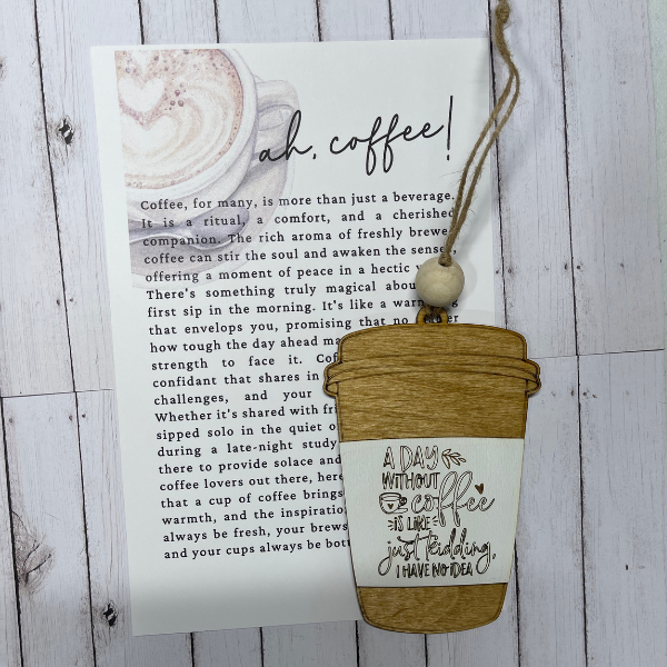 Coffee Lover Ornament/Charm