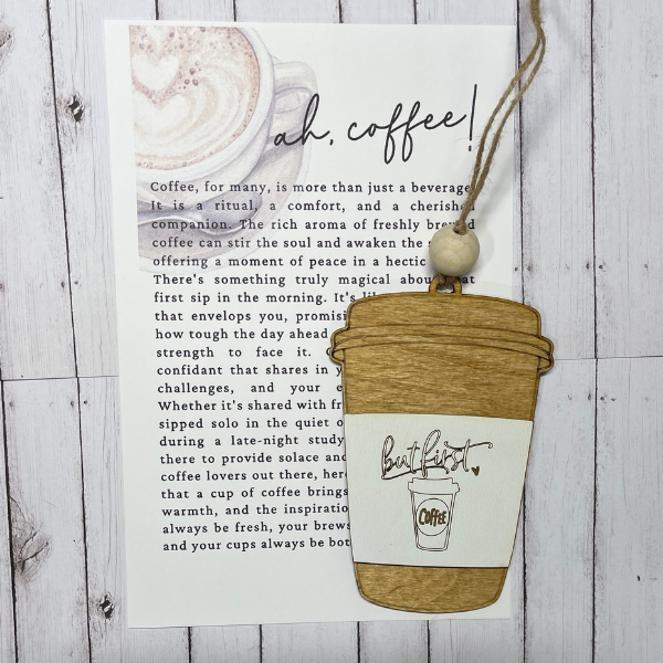 Coffee Lover Ornament/Charm