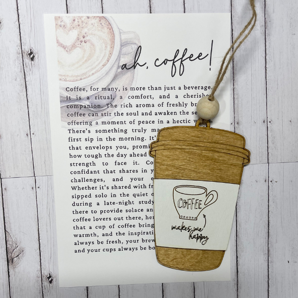 Coffee Lover Ornament/Charm