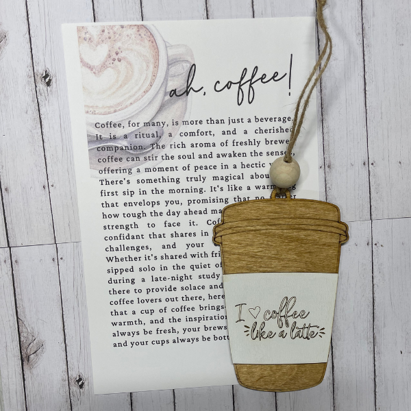Coffee Lover Ornament/Charm
