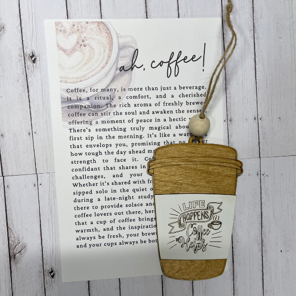 Coffee Lover Ornament/Charm