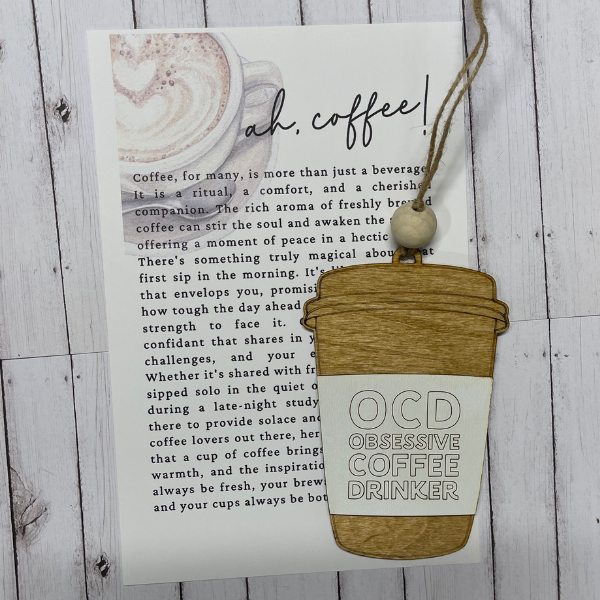 Coffee Lover Ornament/Charm