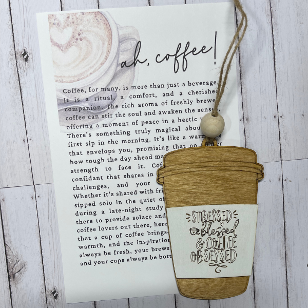 Coffee Lover Ornament/Charm