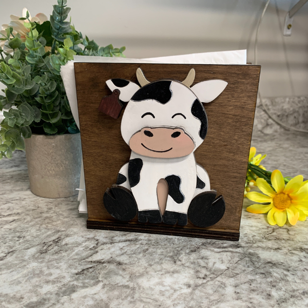 Cow Napkin Holders (3 styles to select from)