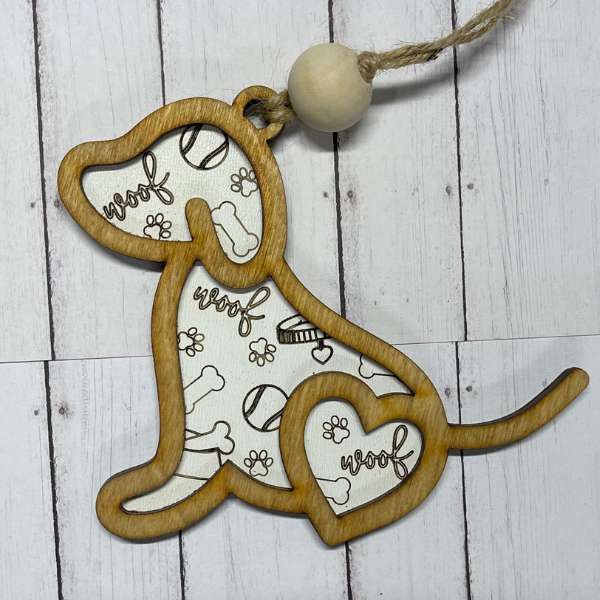 Dog - You're Furr-Ever Friend (outline) Ornament/Charm