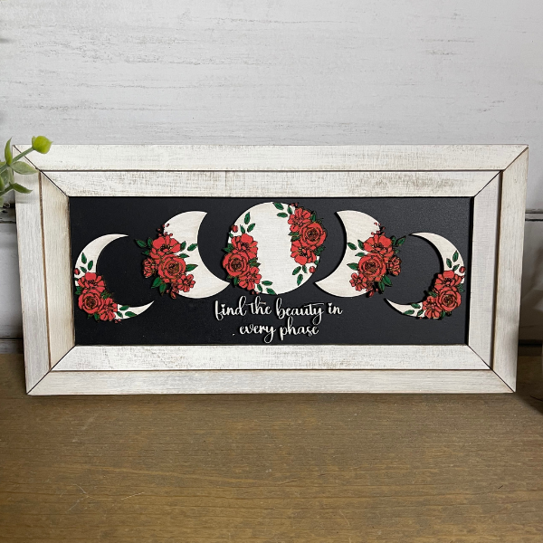 Find the Beauty in Every Phase Inspirational Wall Art (2 styles available) (Copy)