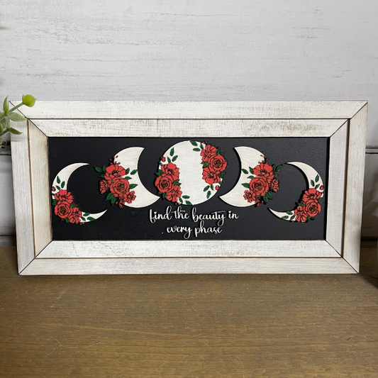 Find the Beauty in Every Phase Inspirational Wall Art (2 styles available) (Copy)
