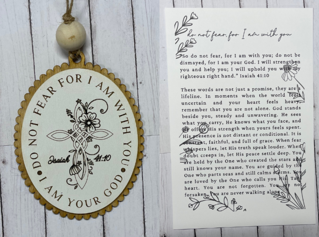 God - Do Not Fear Ornament/Charm