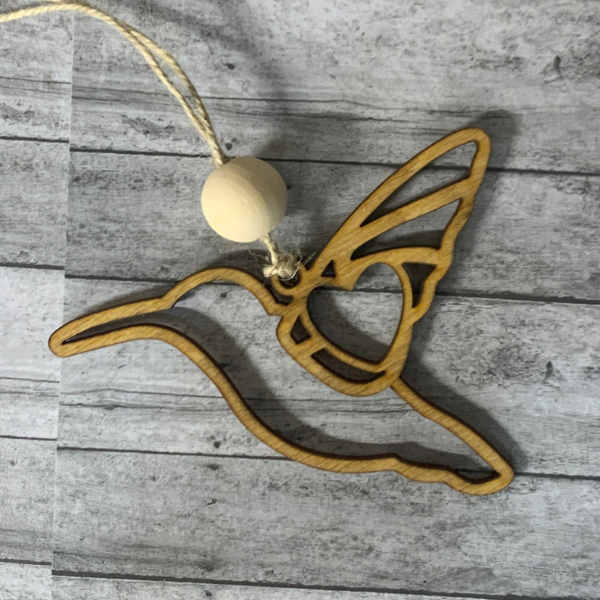 Captivating Grace Hummingbird Ornament