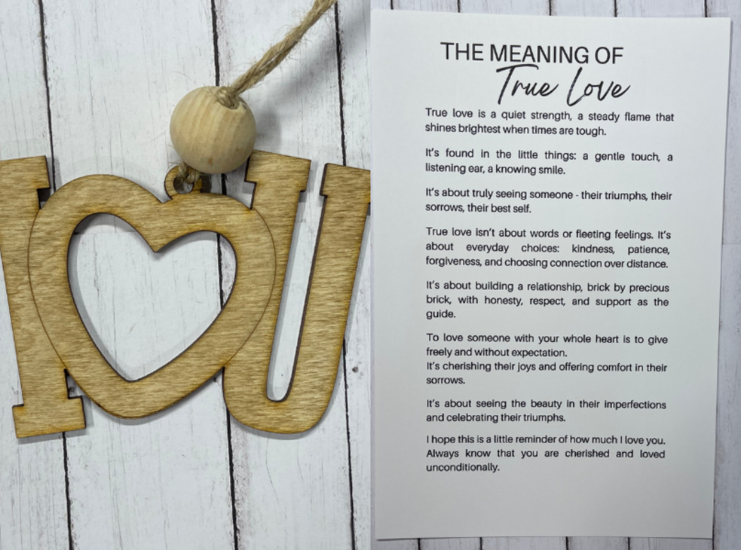 Meaning of True Love Ornament/Charm
