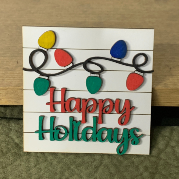 Interchangeable Christmas Signs