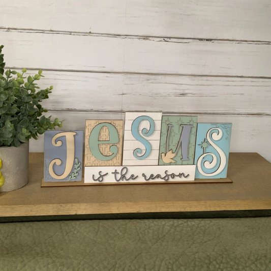 PEACE and JESUS Stands (sold individually)