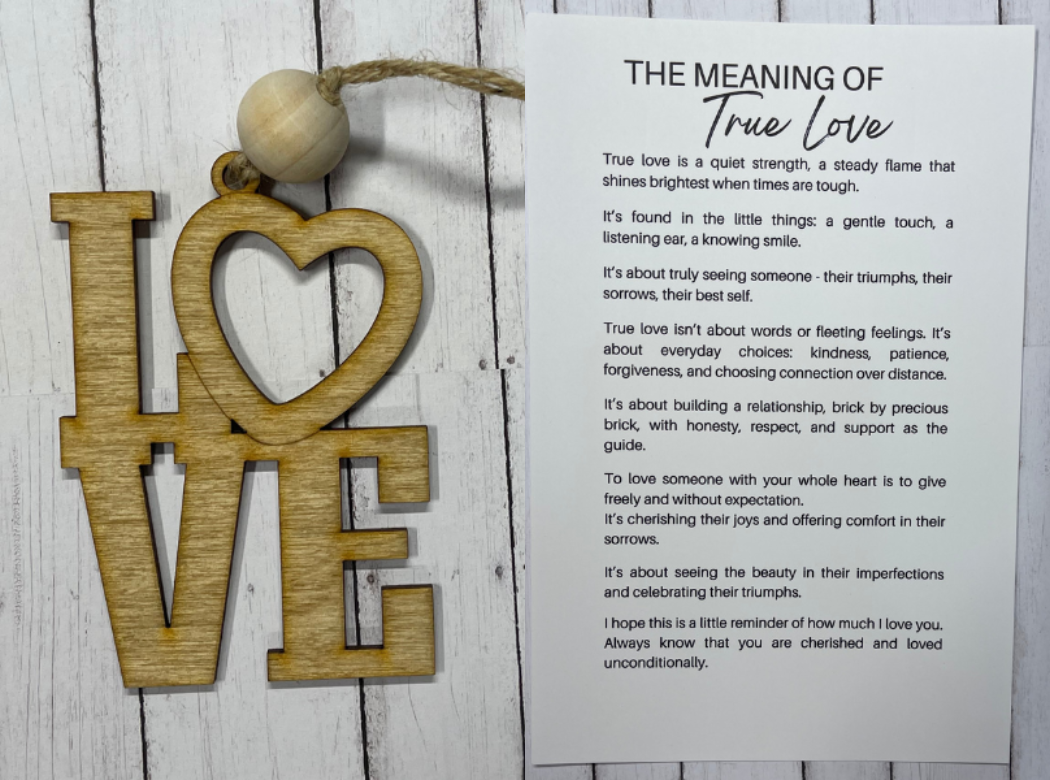 Meaning of True Love Ornament/Charm