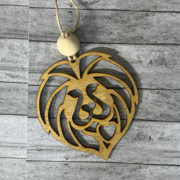 A Story of Strength and Protection Lion Ornament