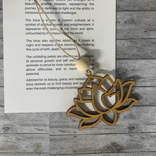 Serenity Blooms Lotus Flower Charm/Ornament