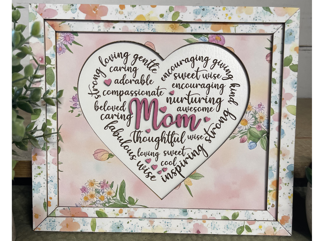 Mom - Heartfelt Words Wall Art (small)