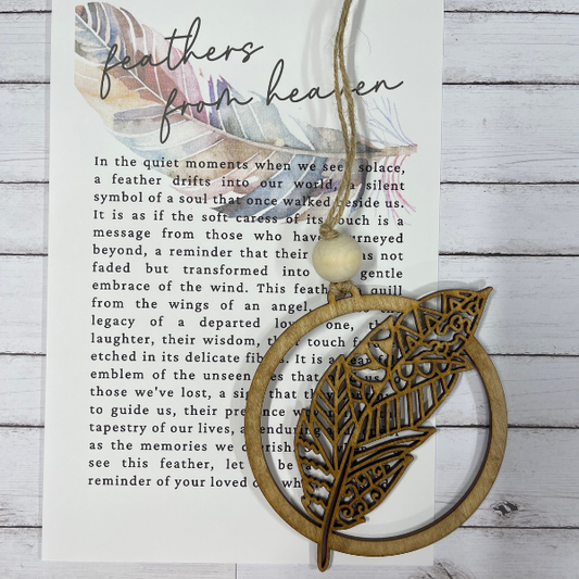 Feathers from Heaven Charm/Ornament