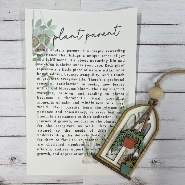 Plant Parent - Caring for Plants Charm/Ornament