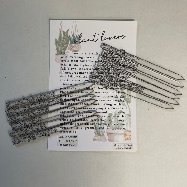 Plant Lover Plant Stakes