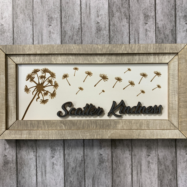 Inspirational Wall Art - Scatter Kindness (2 sizes available)