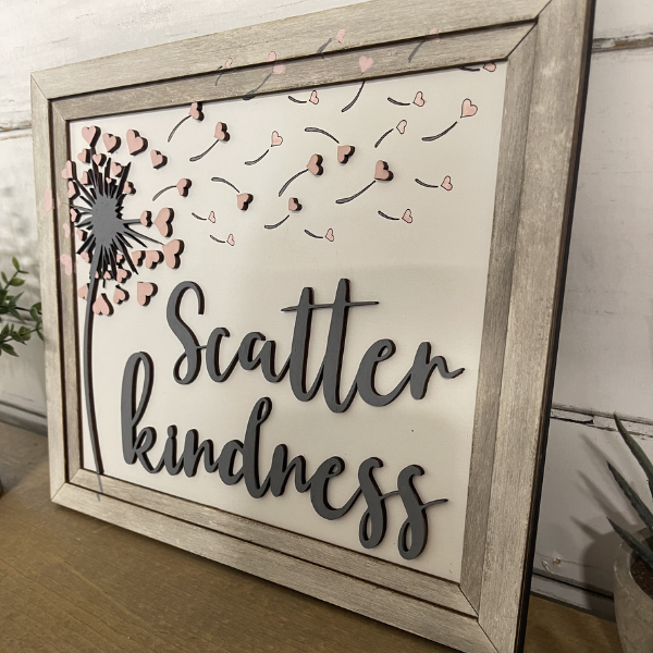 Scatter Kindess Wall Art