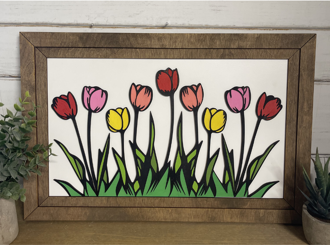 Spring Tulips Wall Art