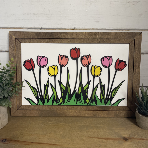 Spring Tulips Wall Art